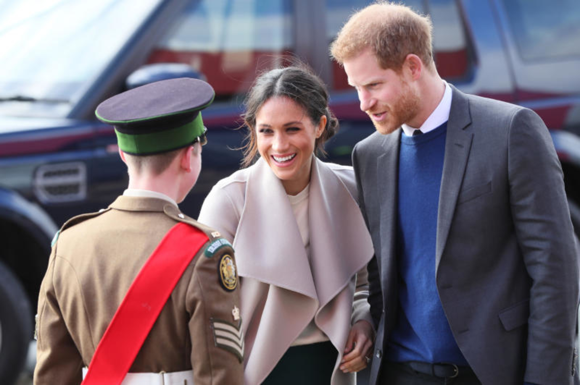 Meghan y Harry en su visita a Dublin