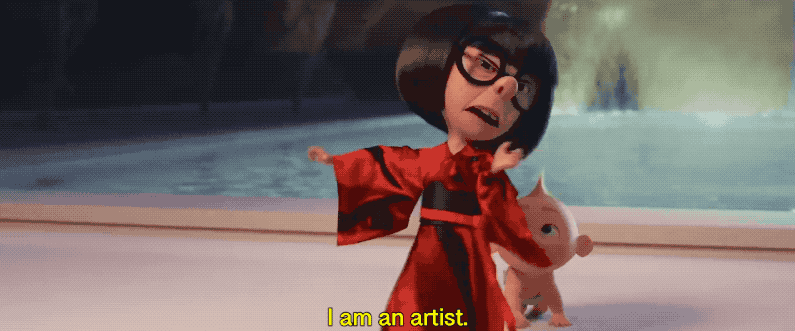 Edna modas diciendo que es una artista 