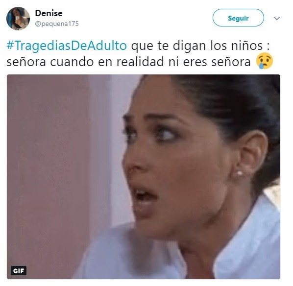 Comentarios en Twitter sobre la vida adulta 