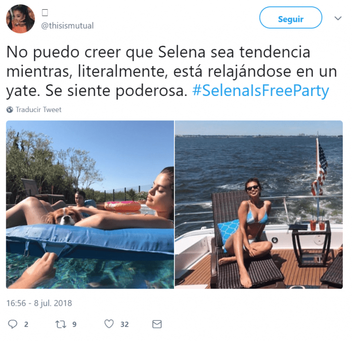 captura de pantalla con foto de mujer en yate 