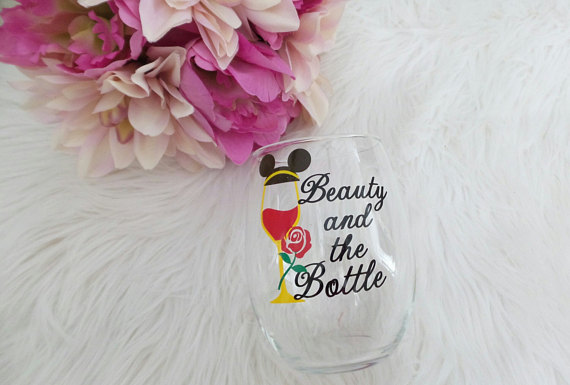 Vasos de las princesas de disney para beber vino 