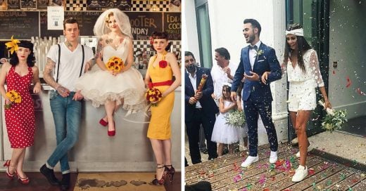 15 recién casados que demostraron que las bodas ya no son tradicionales