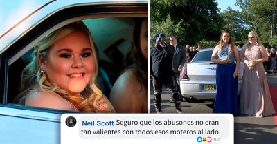 Sufrió bullying durante 7 años pero eso cambió en la graduación; ¡una escolta de ‘bikers’ la defendió!