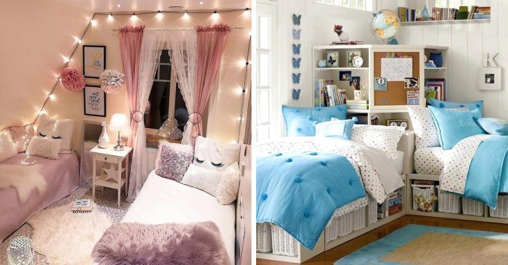 5 Ideas para decorar la habitación que compartes con tu hermana