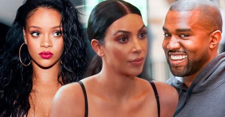 Kanye West no dejó de mirar a Rihanna en un convierto, Kim ardió en celos