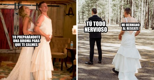 Esta novia le jugó la mejor broma a su futuro esposo