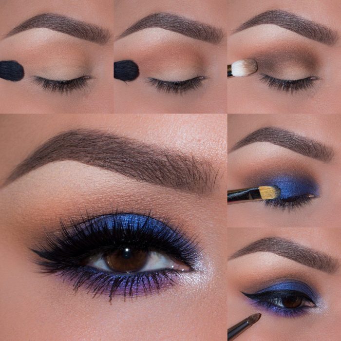 tutorial maquillaje ojos azules 