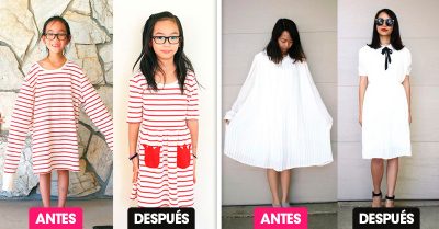 Esta mamá transforma la ropa reciclada en hermosas prendas ‘vintage’ para su familia