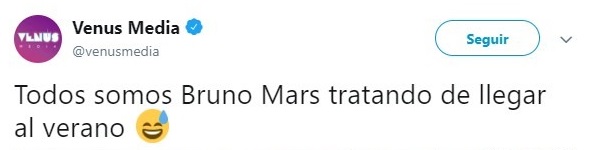 comentario twitter Bruno Mars