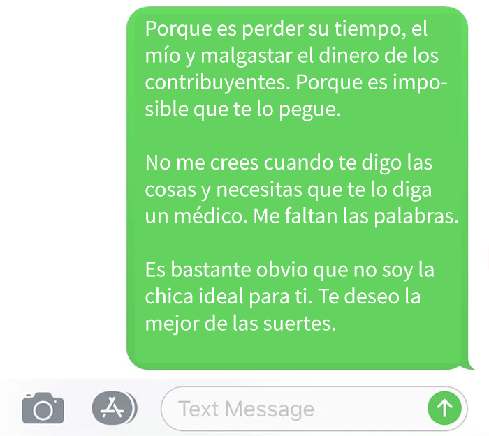 Conversación en whatsapp de un chico y una chica que le revela que tiene cáncer 