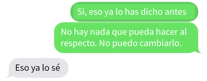 Conversación en whatsapp de un chico y una chica que le revela que tiene cáncer 