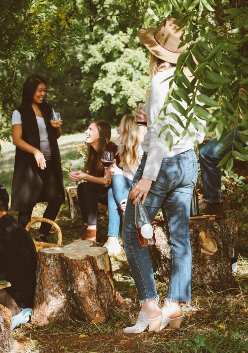 chicas de picnic