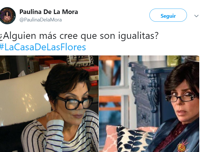 Comparación de Kris Jenner con virginia de la mora