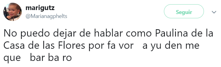 Comentarios en Twiter sobre la serie de la casa de las flores 