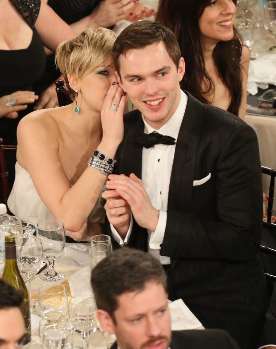 Jennifer Lawrence y Nicholas Hoult