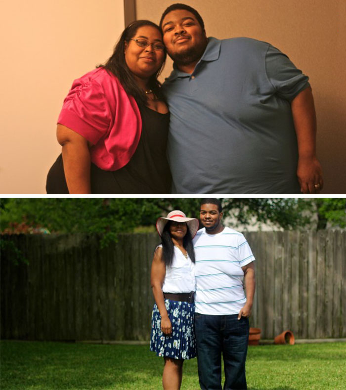 15 Parejas antes y después de bajar de peso juntos
