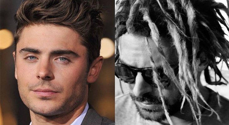 Zac efron con rastas 