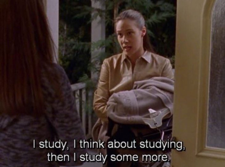 Estudio, pienso en estudiar y luego estudio más