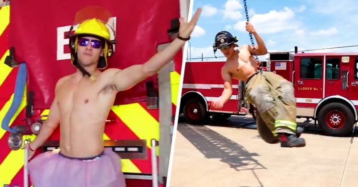 Estos bomberos se unieron al challenge 'Lip sync' y su versión de 'Wrecking Ball' te hará llorar de risa