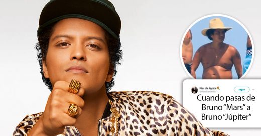 Bruno Mars lo hace de nuevo y sorprende a Internet… ¡Pero con 20 kilos de más!