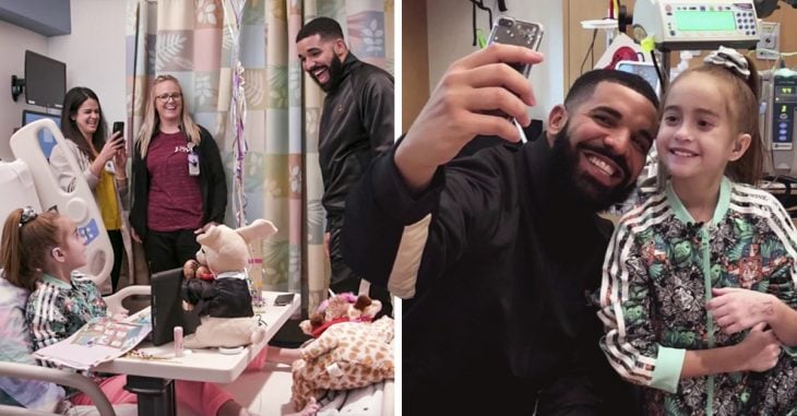 Drake visito a una pequeña fan en el hospital y nuestro corazón se derrite de amor