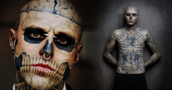 El modelo tatuado 'Zombie Boy' se suicida a los 32 años