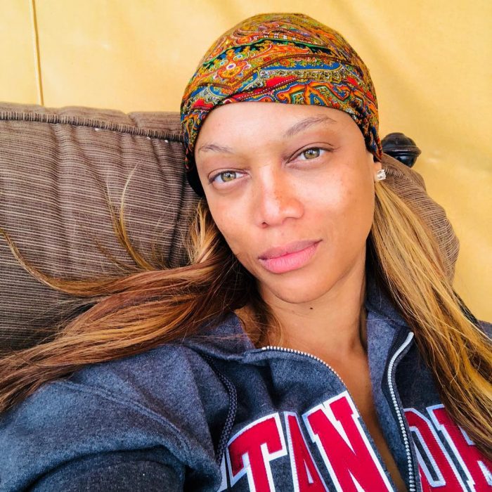 Tyra Banks sin maquillaje