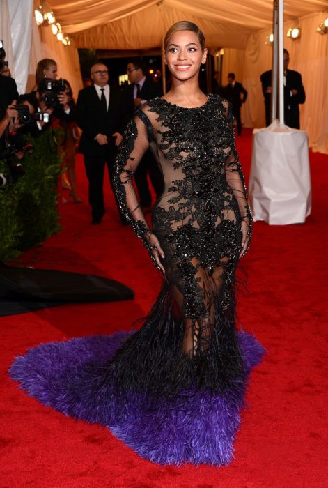 Beyonce en los met gala 2012