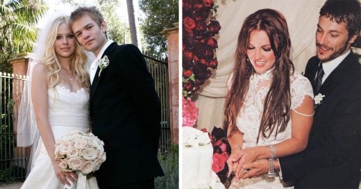 15 Celebridades que se casaron demasiado jóvenes y no lo sabías