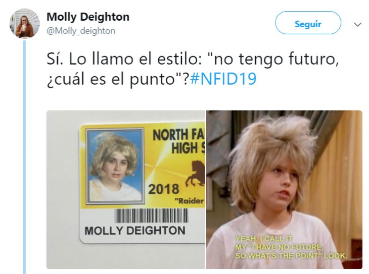 Comentarios en twitter sobre las fotos del anuario de los chicos de una secundaria 