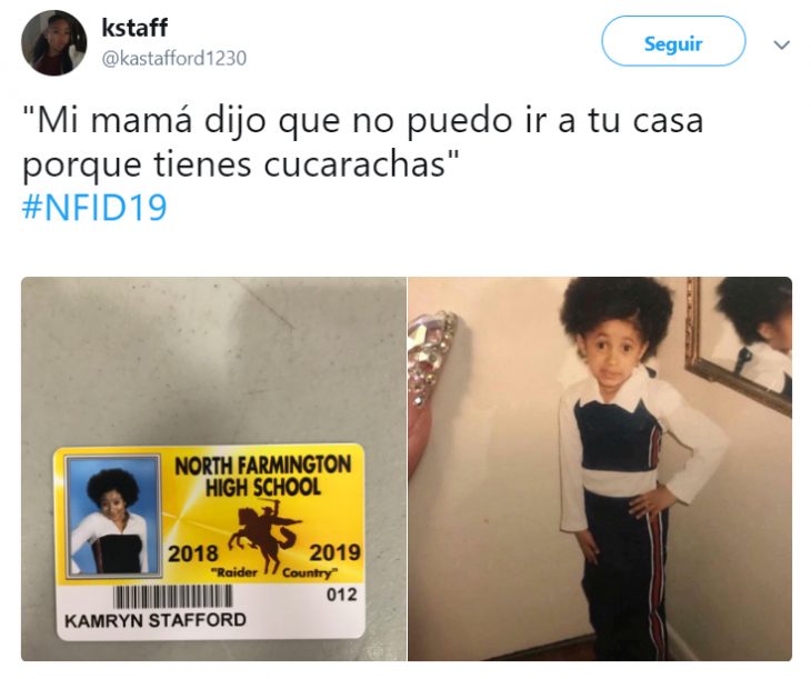 Comentarios en twitter sobre las fotos del anuario de los chicos de una secundaria 