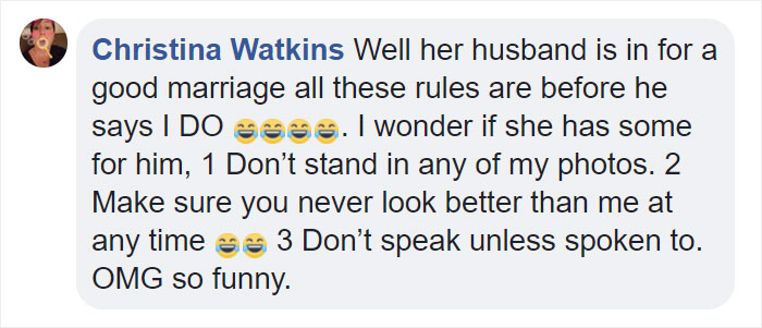 Comentarios en facebook sobre una boda 