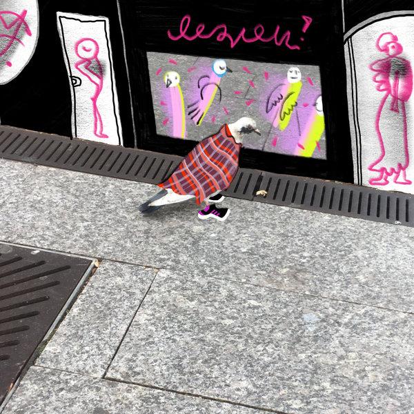 Paloma siendo fotografiada mientras camina con un diseño de prendas en la semana de la Moda en Nueva York 