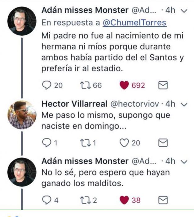 Comentarios en Twitter sobre los peores padres del año 