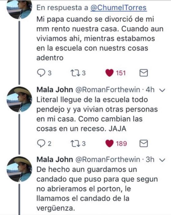 Comentarios en Twitter sobre los peores padres del año 