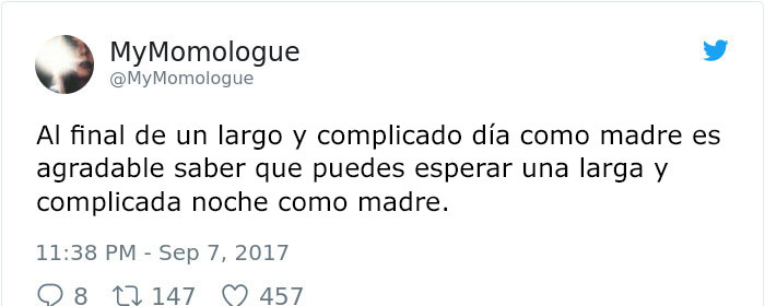 Comentarios en twitter sobre paternidad 