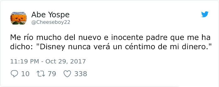 Comentarios en twitter sobre paternidad 