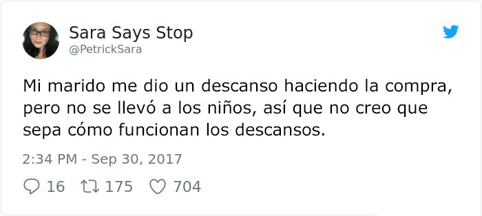 Comentarios en twitter sobre paternidad 