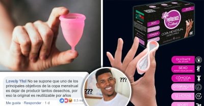 Marca de condones femeninos crea copa menstrual deshechable e Internet ataca con criticas