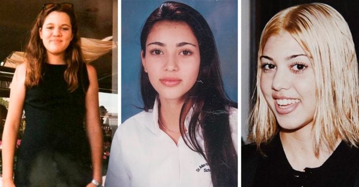 Fotografías que muestran el antes y el después del clan de las Kardashian