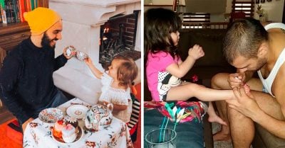 17 Fotografías que demuestran que papá SIEMPRE hará hasta lo imposible por verte sonreír