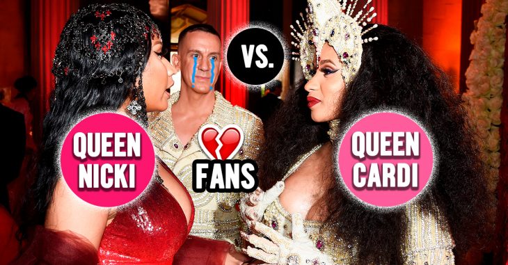 Cardi B y Nicki Minaj se pelean a golpes durante la Harper’s Bazaar ICONS Party +VIDEO