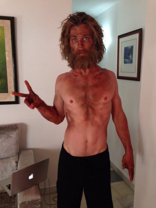 Chris Hemsworth perdió 20 kilos para la película En el corazón del mar