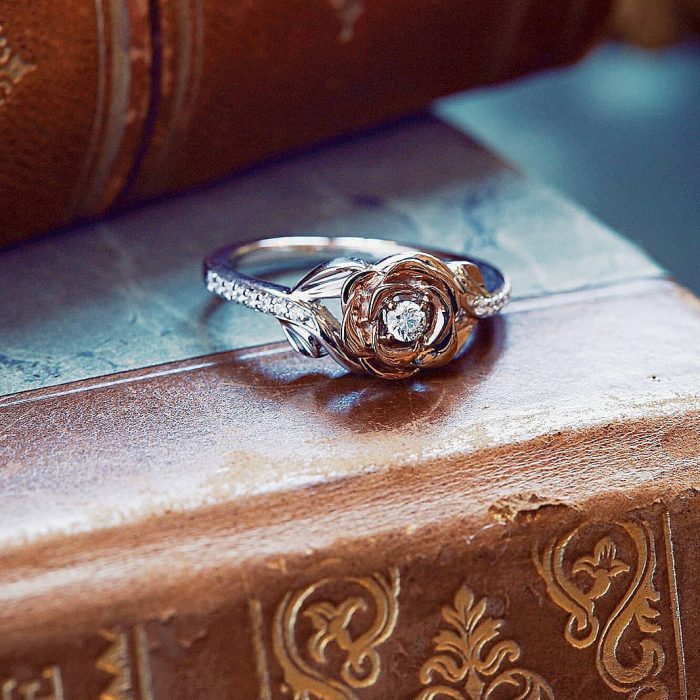 Anillo de la joyería enchanted fine jewelry inspirado en las princesas de Disney