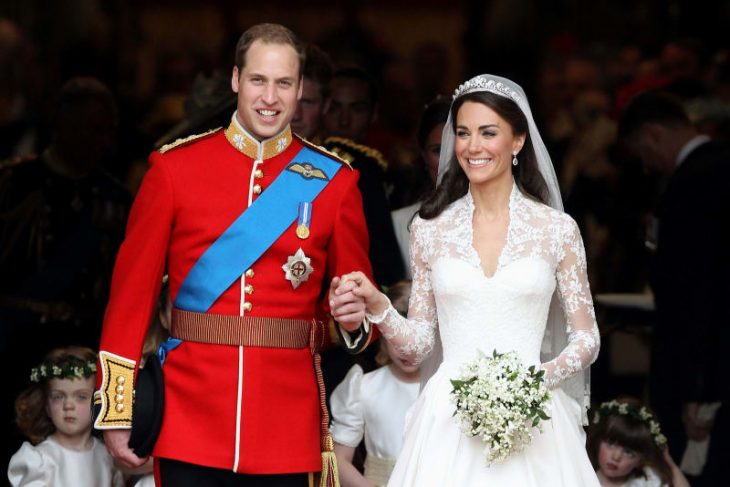 William y Kate el día de su boda 