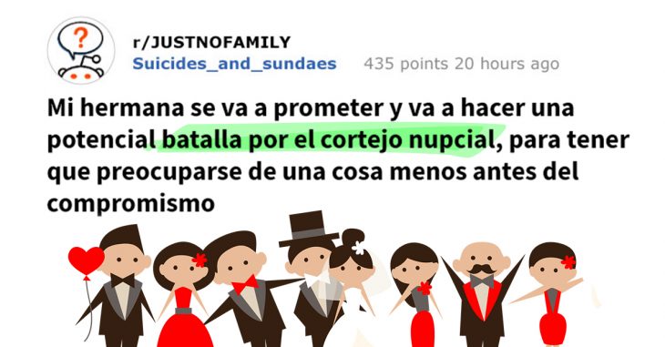 Portada Esta novia quería hacer una batalla para que pudieran asistir a la boda