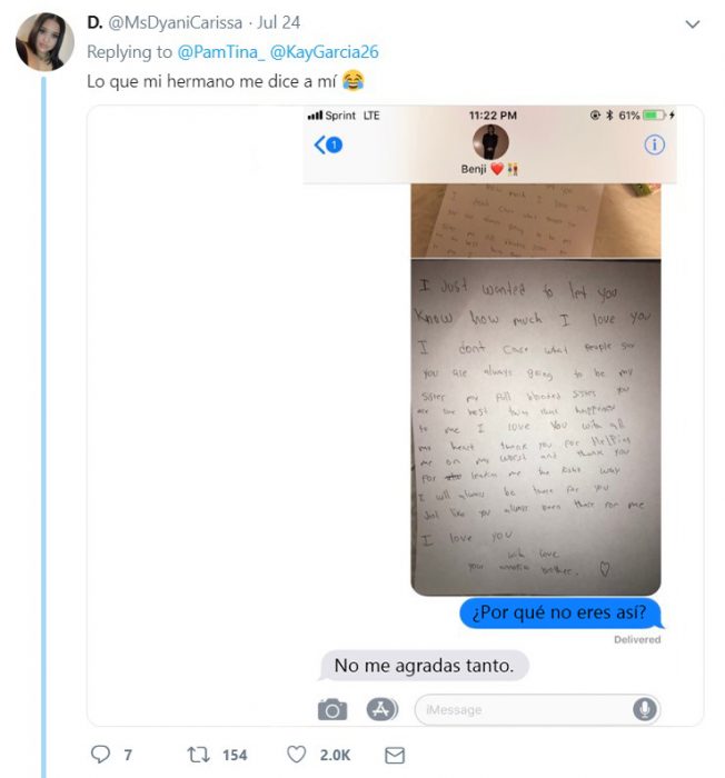 La bonita respuesta de un chico al enterarse que su hermana es en realidad su media hermana conmueve a twitter