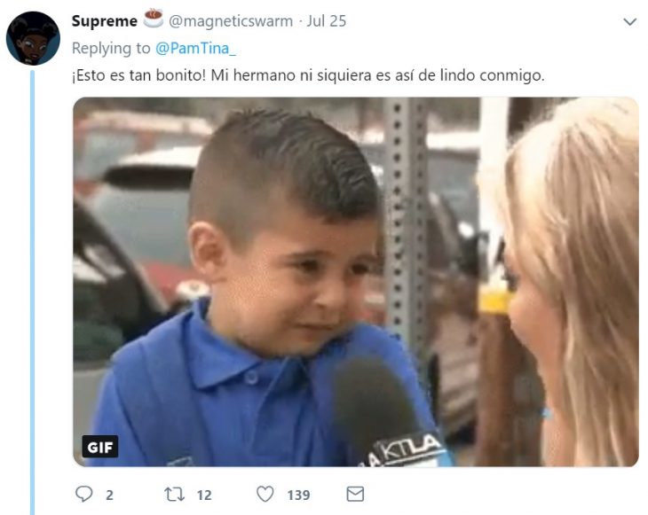 La bonita respuesta de un chico al enterarse que su hermana es en realidad su media hermana conmueve a twitter