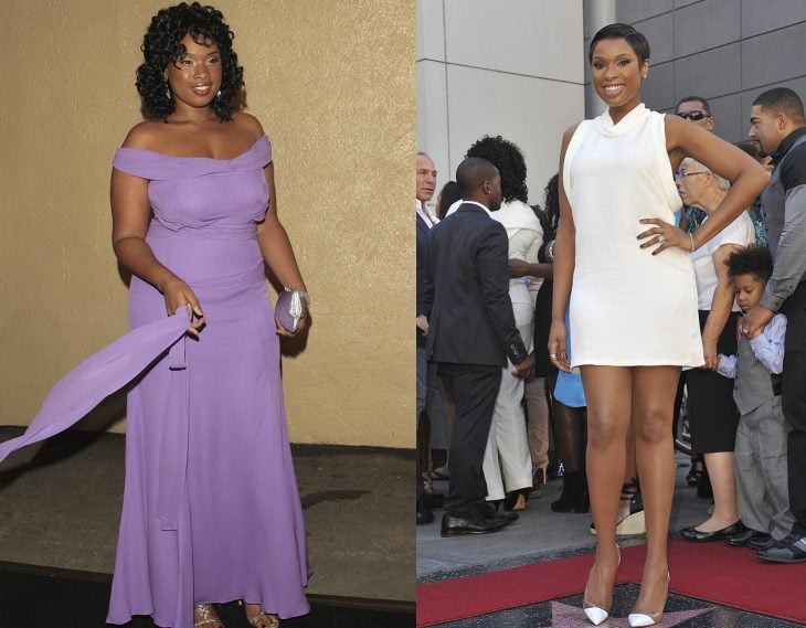  Jennifer Hudson antes y después de perder peso