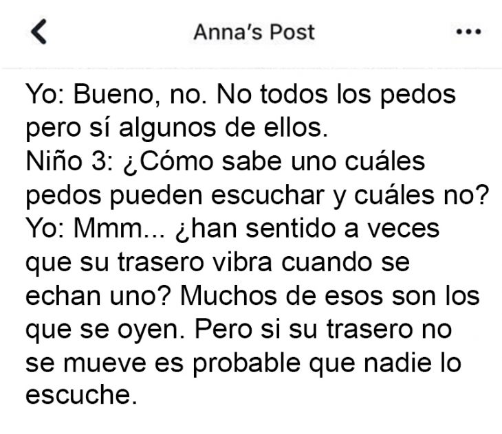 Conversación de maestra con alumnos sordos para explicarles los pedos